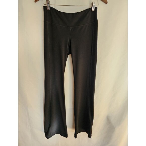 Old Navy Active Black Bootcut Yoga Pants Women’s Size Small Reversible Stretch - Picture 1 of 6